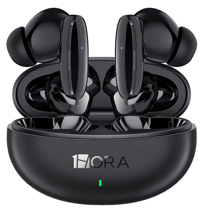Audífonos In-ear Inalámbricos 1Hora Negro Auriculares Inalambricos Bluetooth 5.3