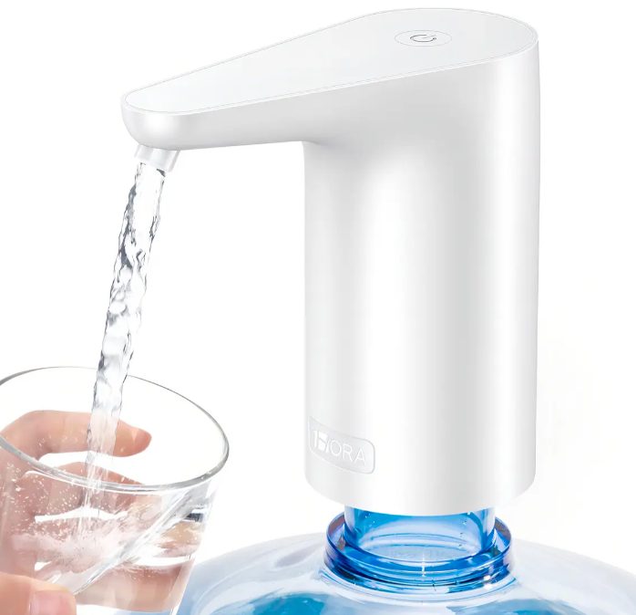 Dispensador De Agua Eléctrico 1hora Para Garrafones Portátil Y Con Carga Usb Bla